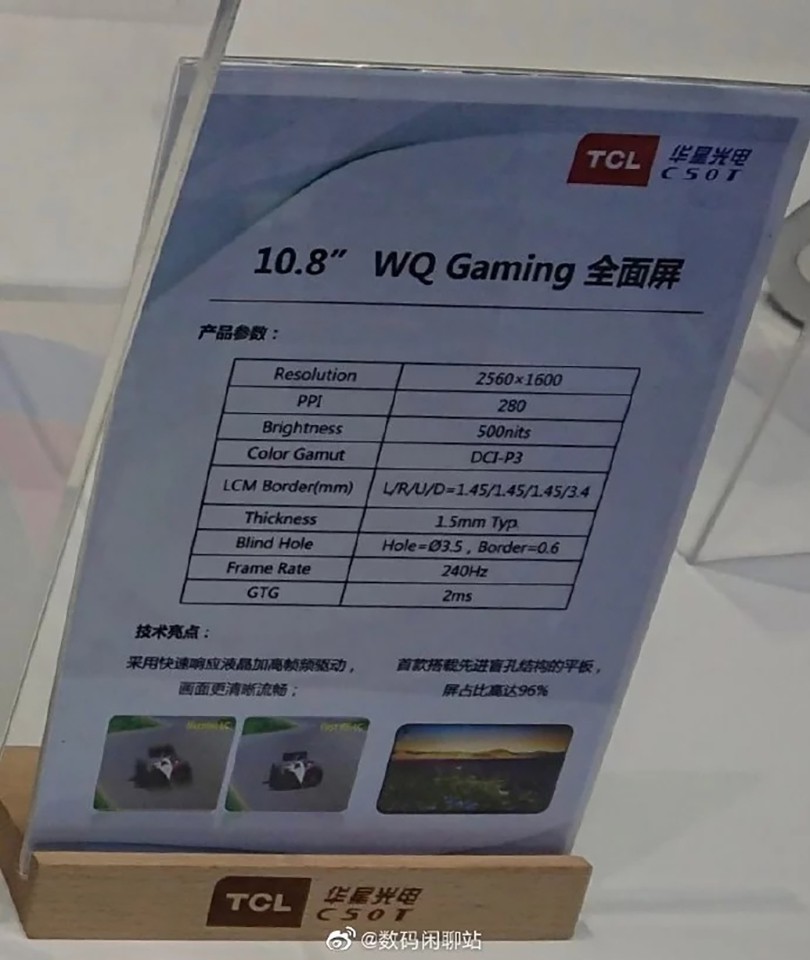 WQ Gaming Tablet Display (ảnh 2)