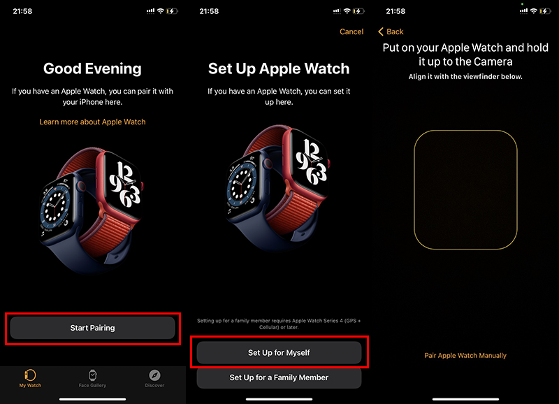 kết nối apple watch với iphone mới - hình 2