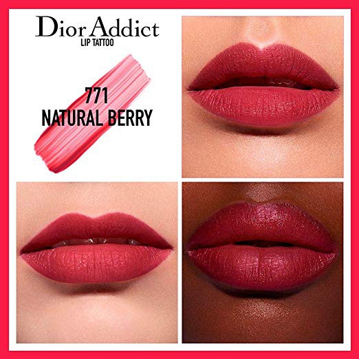 Dior Addict Lip Tattoo 761 Natural Cherry  771 Natural Berry Review   Swatches  Tracey Violet  YouTube