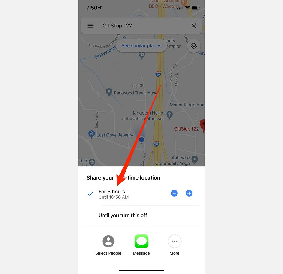 Chia sẻ vị trí Google Maps giữa iOS và Android 04
