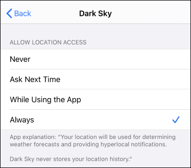 iPhone luôn hỏi về việc cho phép các app sử dụng dữ liệu vị trí? 4