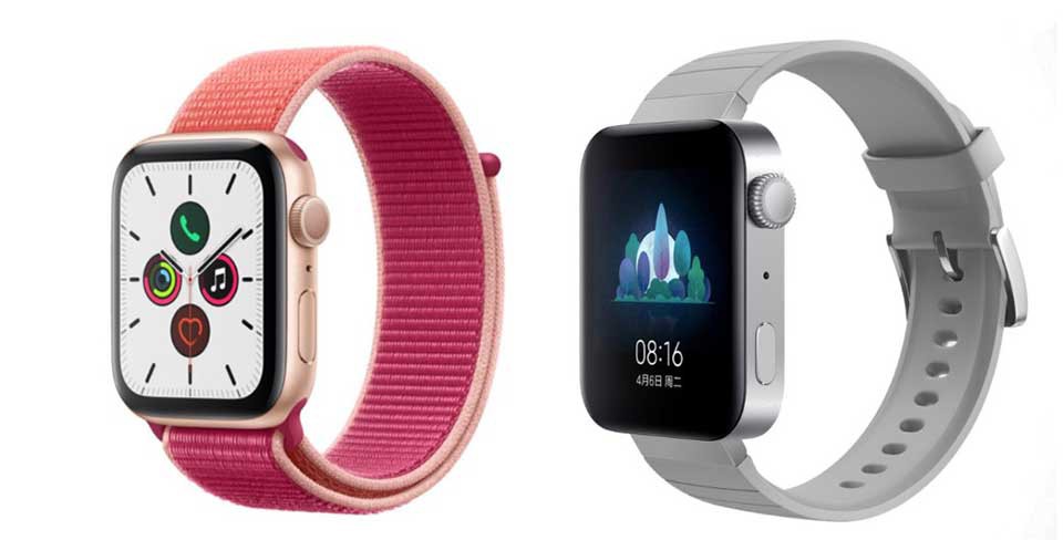 Apple Watch và Xiaomi Mi Watch