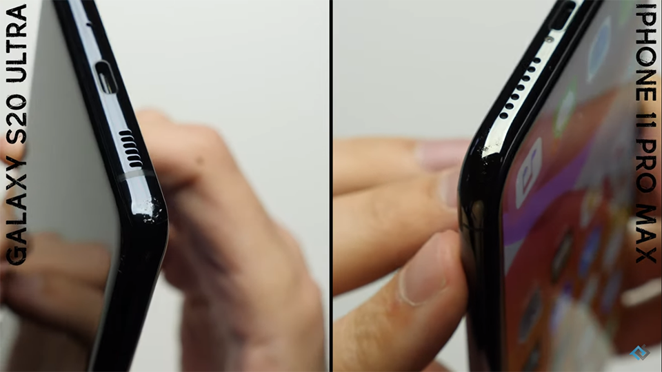 So sánh độ bền Galaxy S20 Ultra và iPhone 11 Pro Max (ảnh 2)