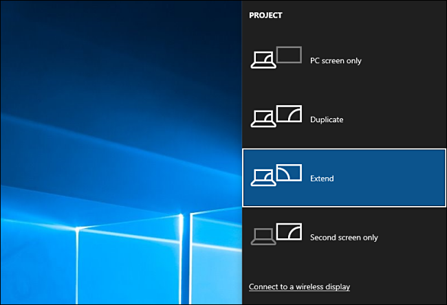 windows 10 menu project