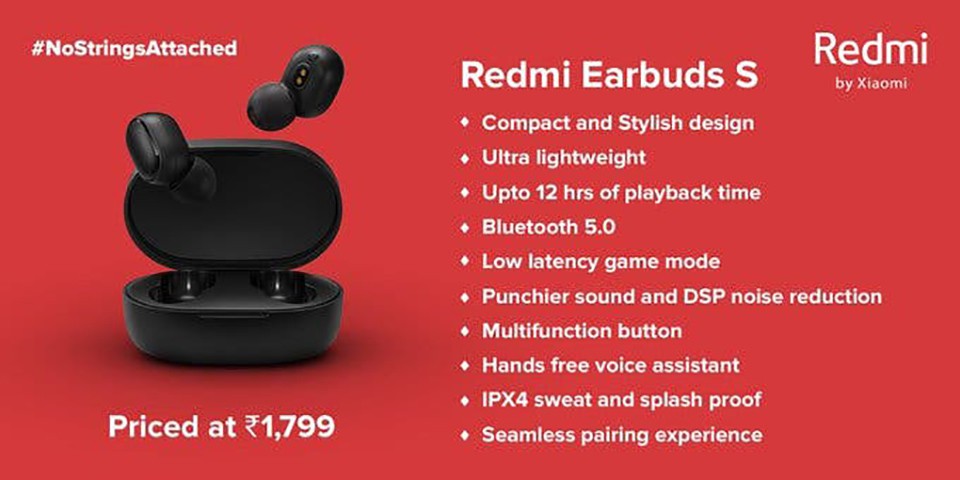 Redmi Earbuds S ra mắt (ảnh 2)
