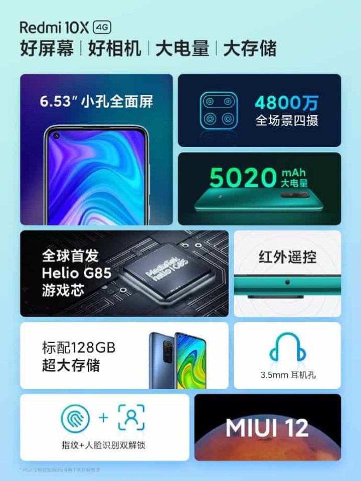 Xiaomi Redm 10X 4G ra mắt (ảnh 3)