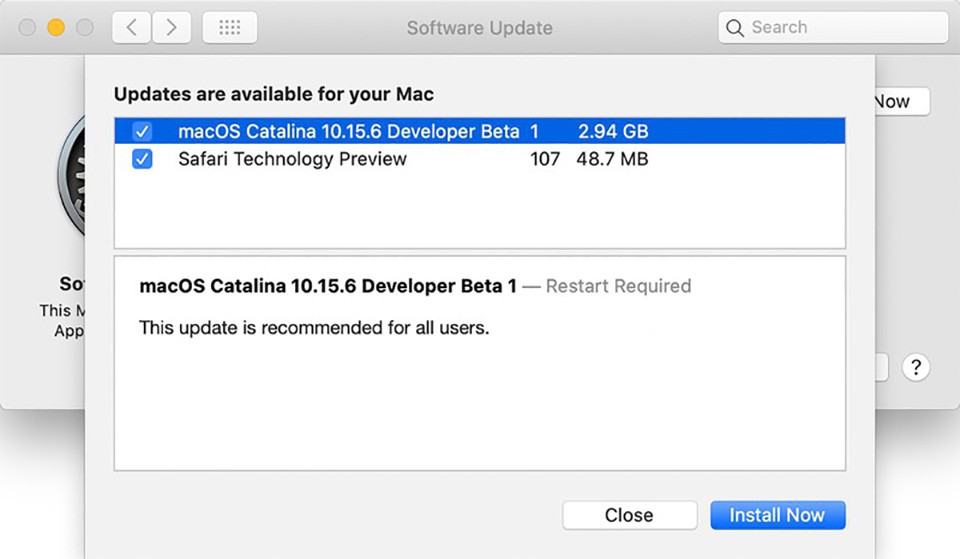 Apple phát hành macOS Catalina 10.15.6 beta đầu tiên cho các nhà phát triển