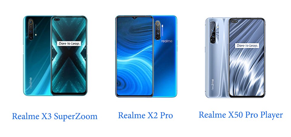 Realme X3 SuperZoom vs Realme X2 Pro vs Realme X50 Pro Player