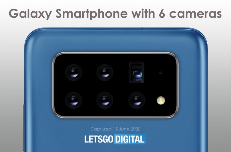 Samsung đang phát triển smartphone có 6 camera sau 1