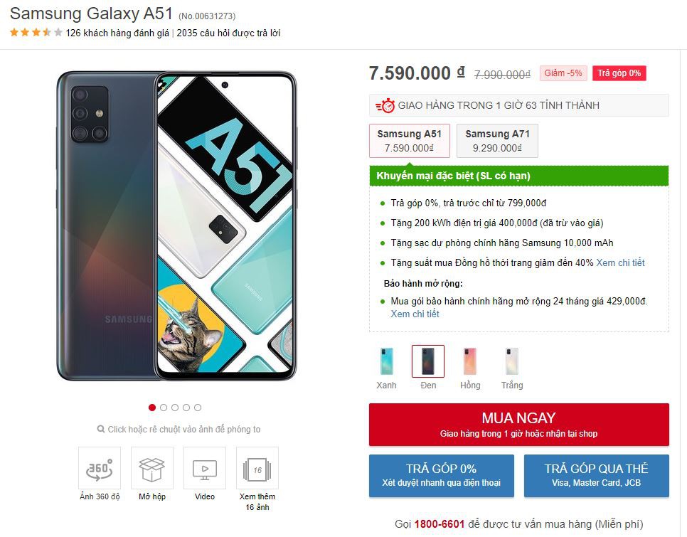 Giải mã sức hút của Samsung Galaxy A51 – smartphone Samsung bán chạy nhất thế giới trong quý 1 2