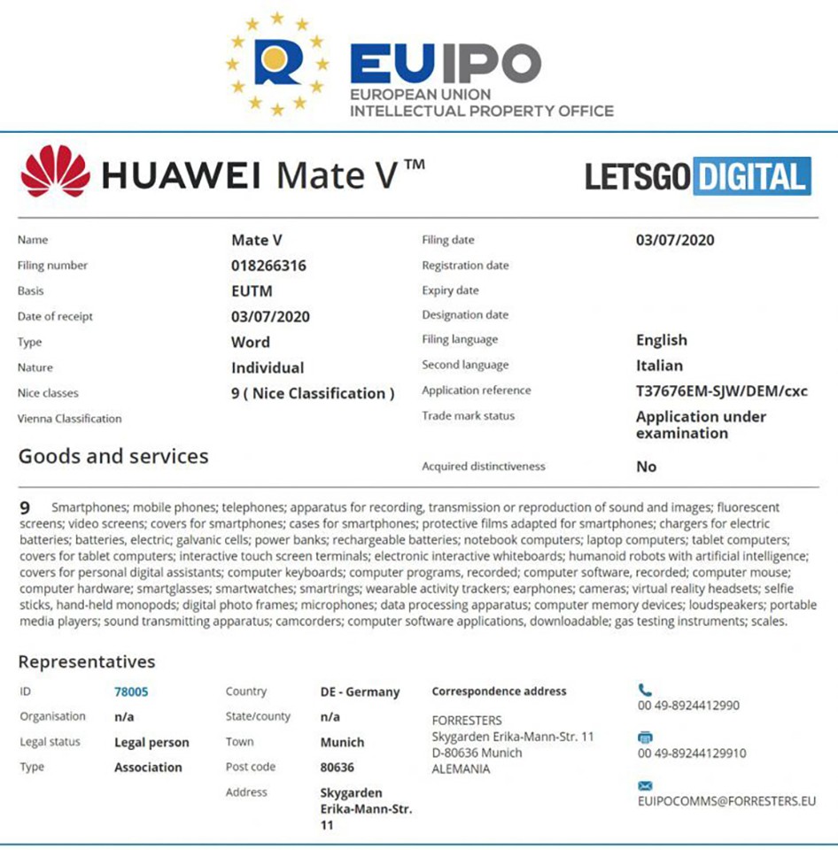 Smartphone màn hình gập tiếp theo của Huawei có thể được gọi là Mate V