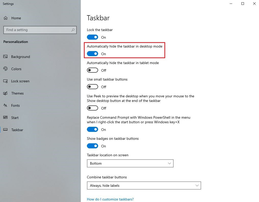 Taskbar là gì? Vài cách tận dụng hiệu quả thanh Taskbar của Windows 10 5