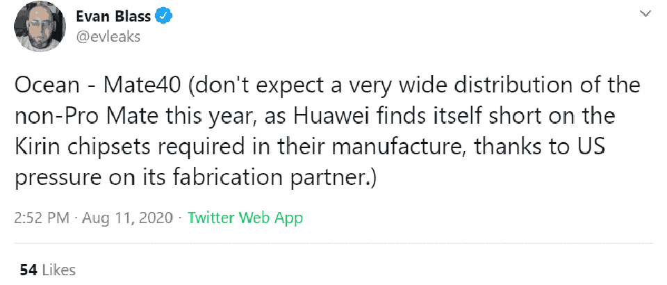 Tin buồn: Huawei chỉ bán Mate 40 series ở một số thị trường