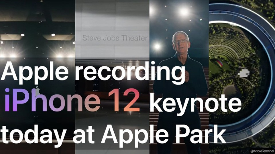 Apple bắt đầu ghi hình cho sự kiện trực tuyến ra mắt loạt iPhone 12 (ảnh 1)