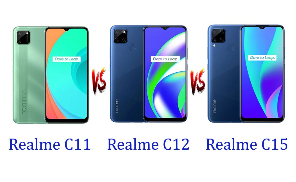 Realme C15, Realme C12 và Realme C11