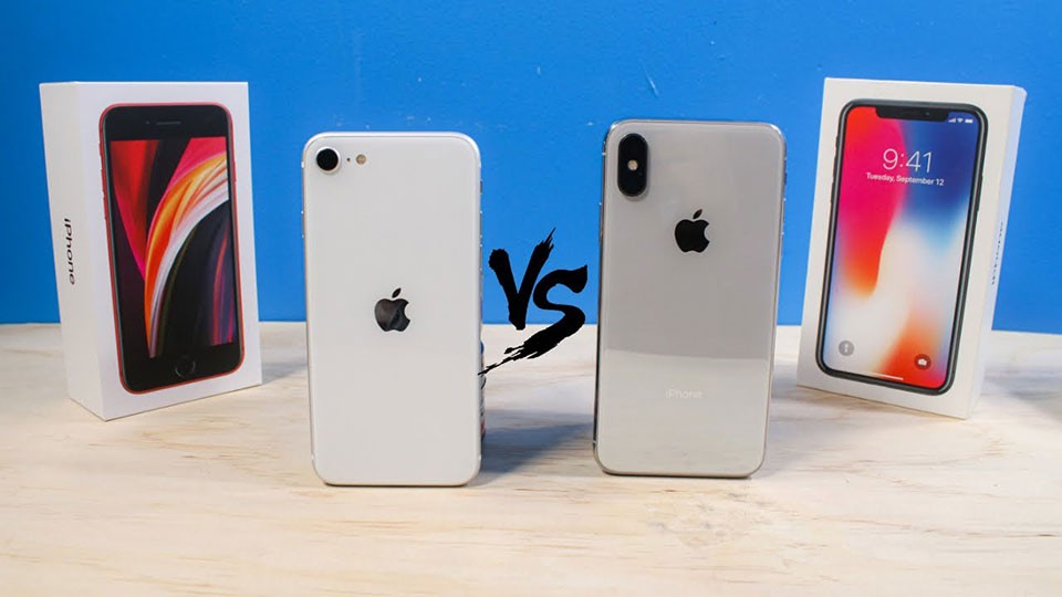 iPhone X vs iPhone SE 2020