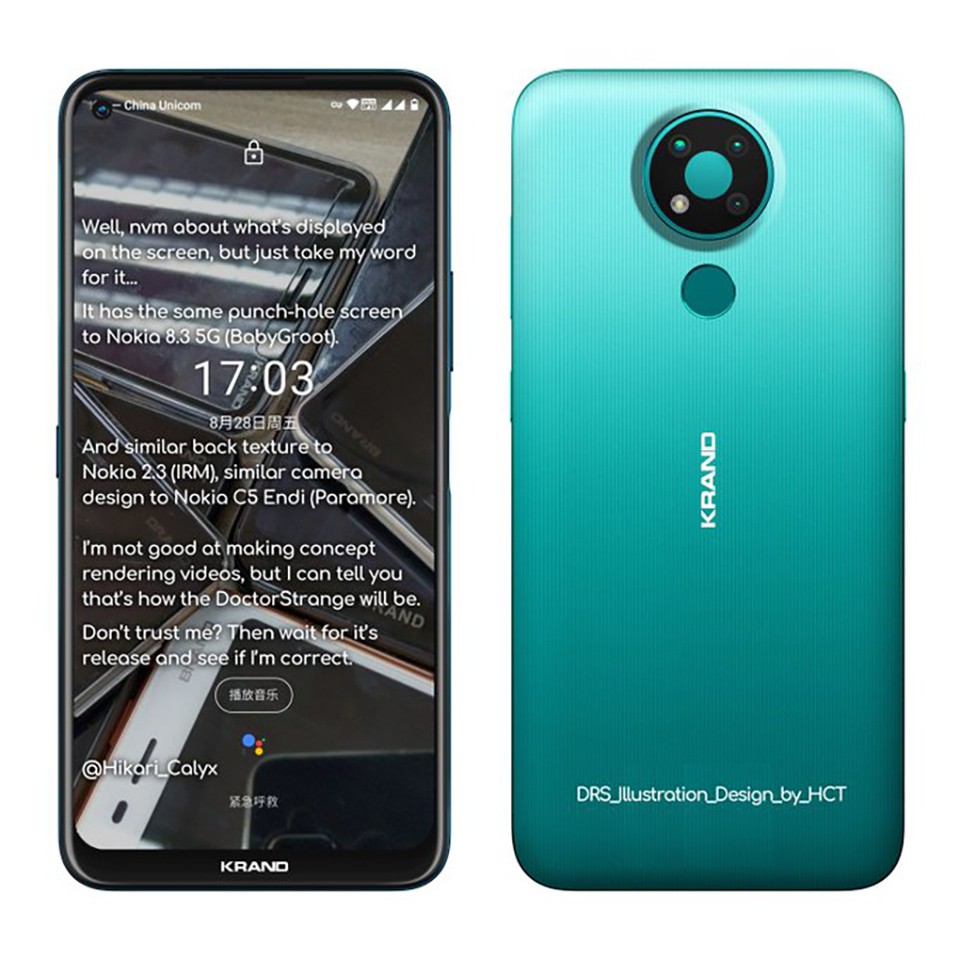 Nokia 3.4 lộ ảnh render