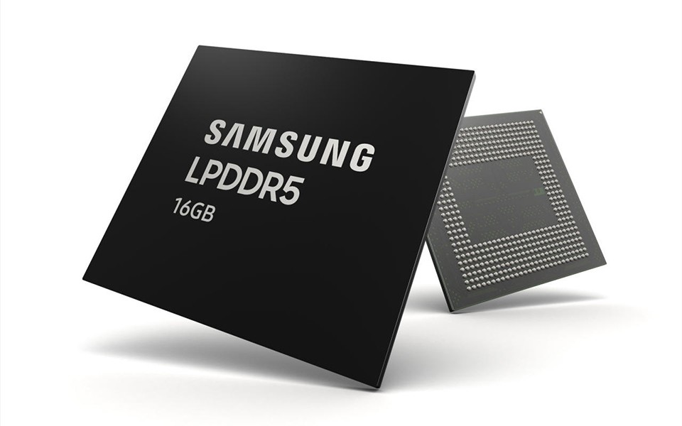 Samsung bắt đầu sản xuất hàng loạt chip 16Gb LPDDR5 DRAM