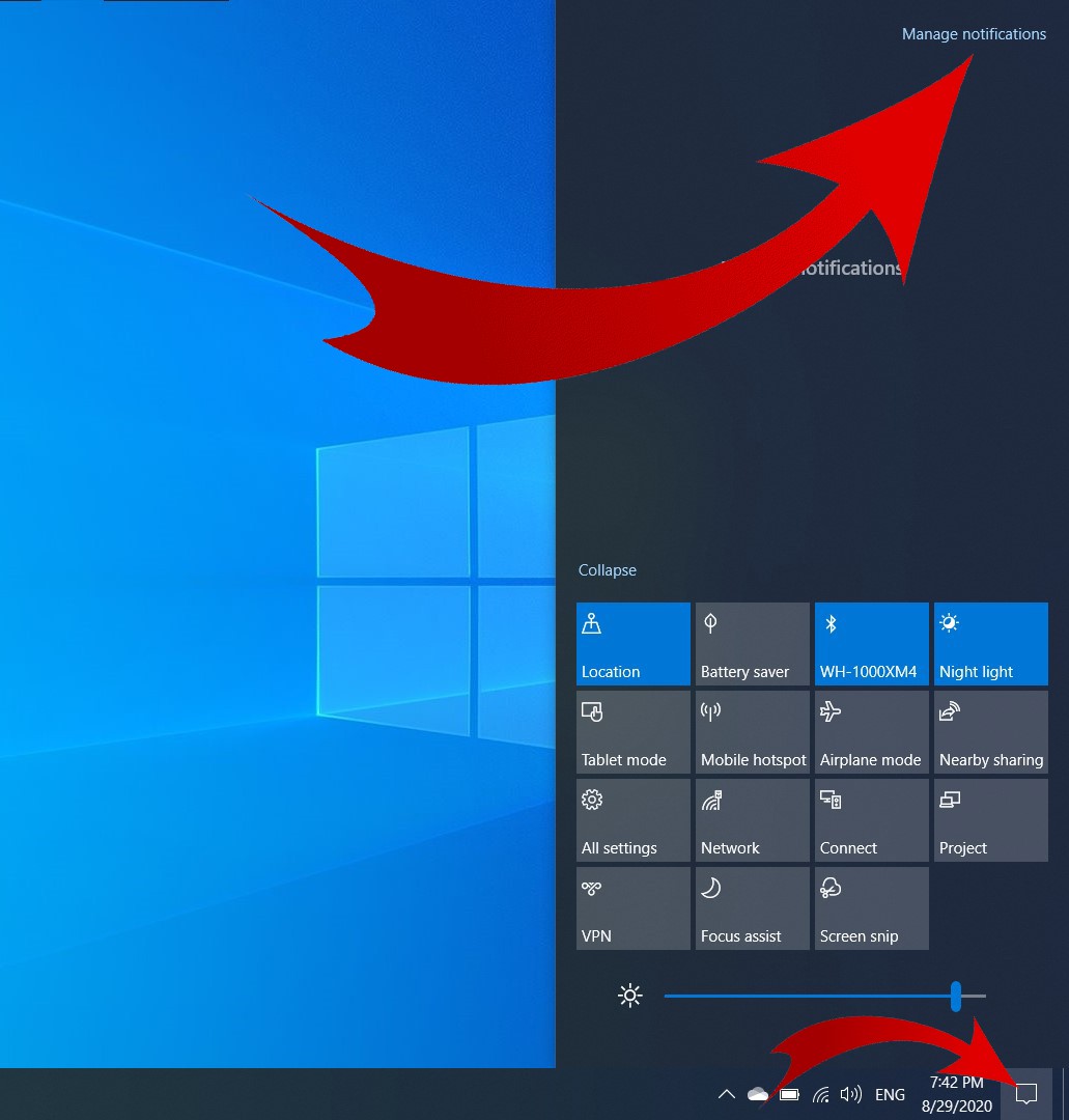 Hướng dẫn tắt thông báo Windows 10 05