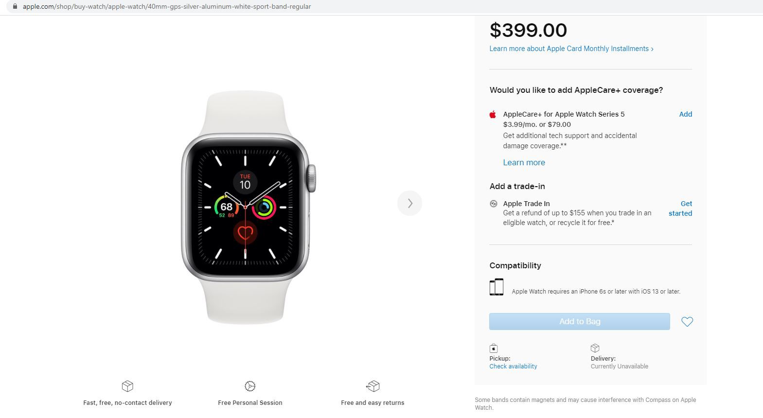 Apple ngừng bán Apple Watch Series 5, Apple Watch 6 sắp ra mắt?