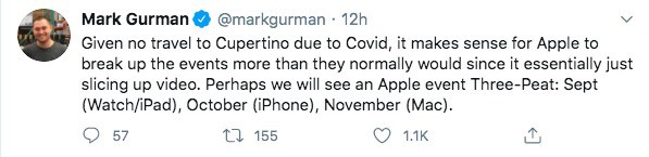 Sẽ không có iPhone 12 trong sự kiện Apple ngày mai 15/09?