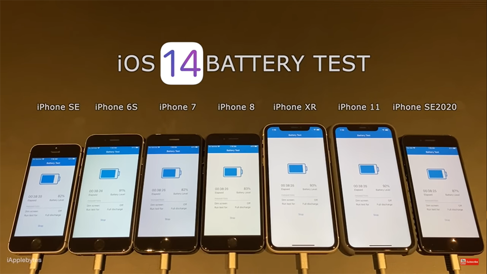 Kiểm tra thời lượng pin iOS 14