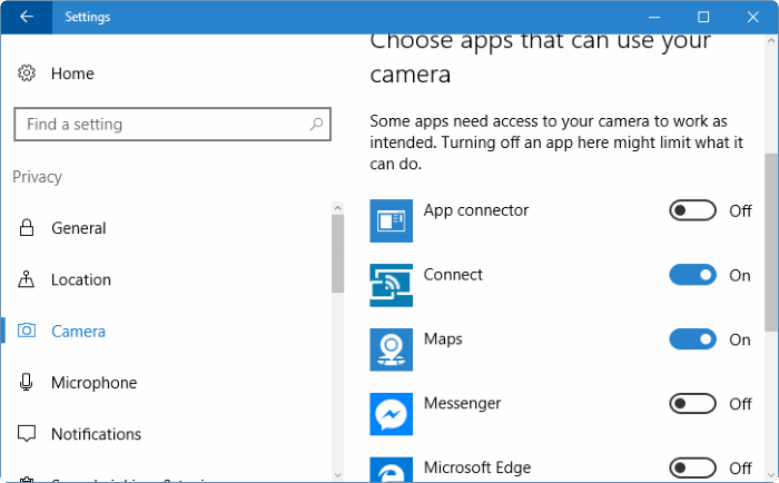 Hướng dẫn sửa lỗi không mở được camera trên Windows 10 03
