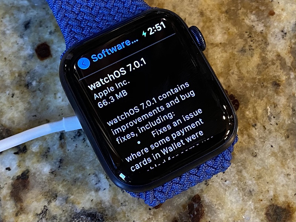 Apple phát hành bản cập nhật watchOS 7.0.1