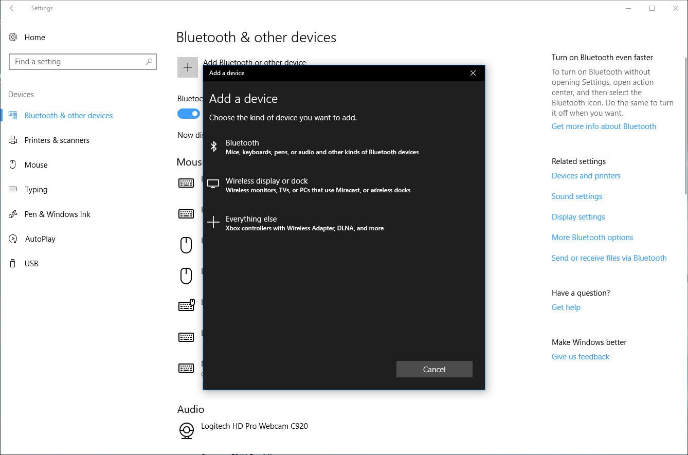 Bật bluetooth trên laptop Windows 10 - ảnh 03