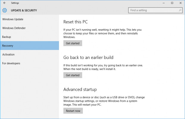 Hướng dẫn reset Windows 10 về trạng thái ban đầu 04