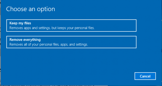 Hướng dẫn reset Windows 10 về trạng thái ban đầu 06
