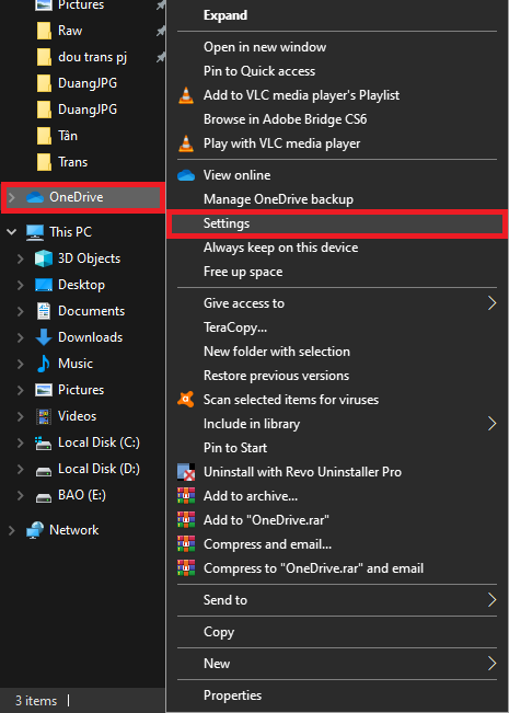 OneDrive trên Windows 10