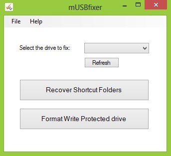 phần mềm sửa lỗi USB mUSBfixer