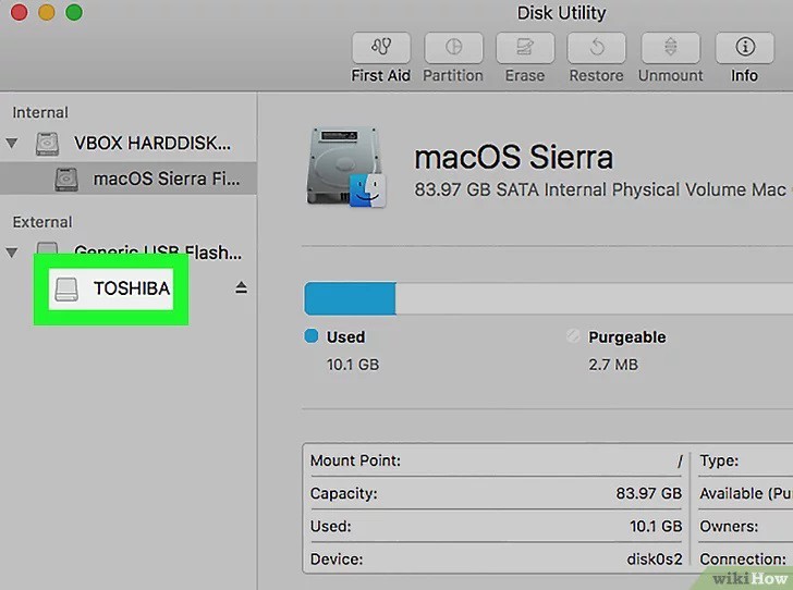 cách format USB trên macbook 3