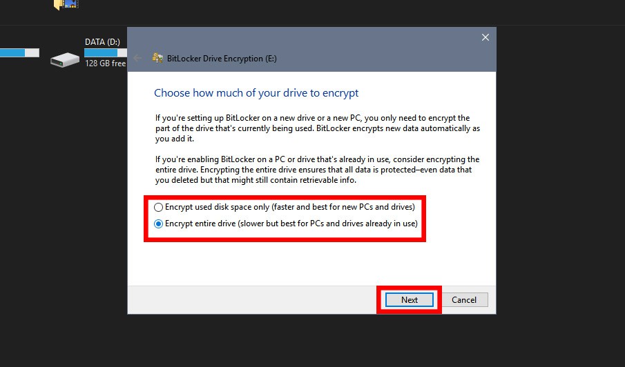 Cách đặt mật khẩu cho USB không cần phần mềm 4