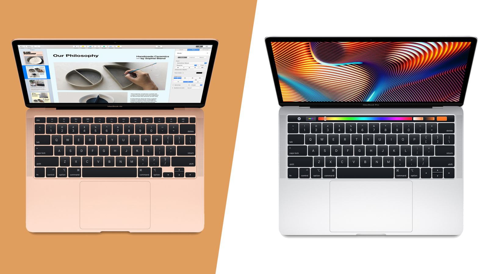 điểm khác nhau giữa macbook pro và macbook air