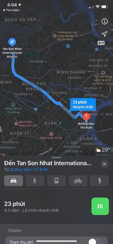 Mẹo nhận chỉ đường giữa hai vị trí bất kỳ trên Apple Maps