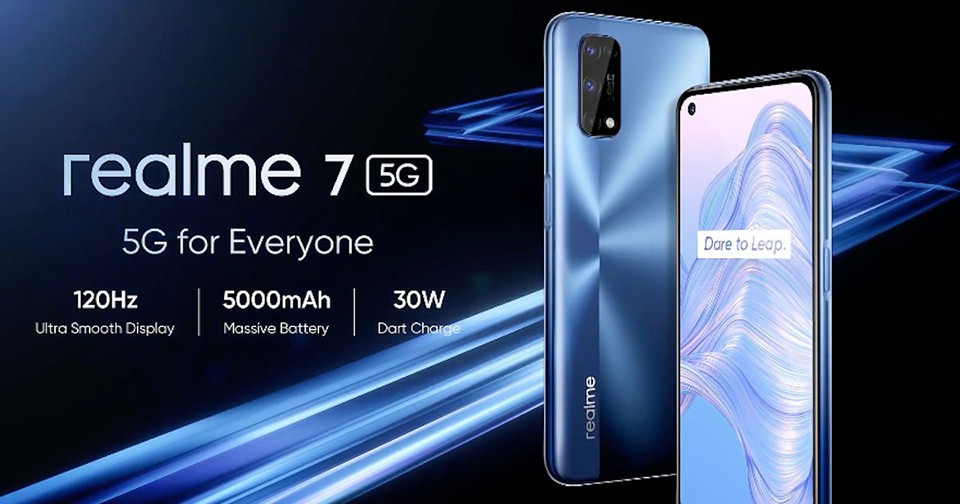 Realme 7 5G ra mắt (ảnh 1)
