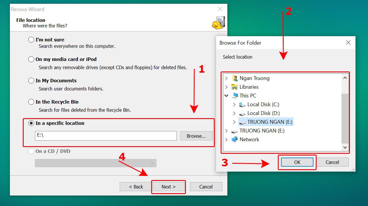Sử dụng Recuva để khôi phục dữ liệu USB tùy chỉnh - ảnh 2