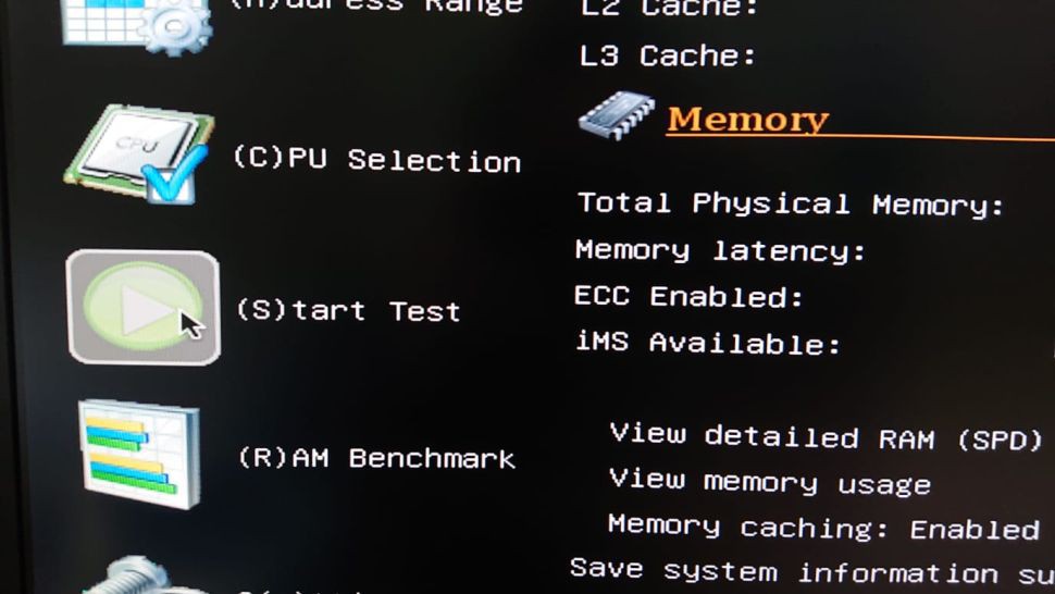 Phần mềm test RAM 04