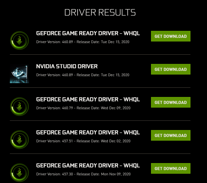 hướng dẫn cập nhật driver card màn hình nvidia