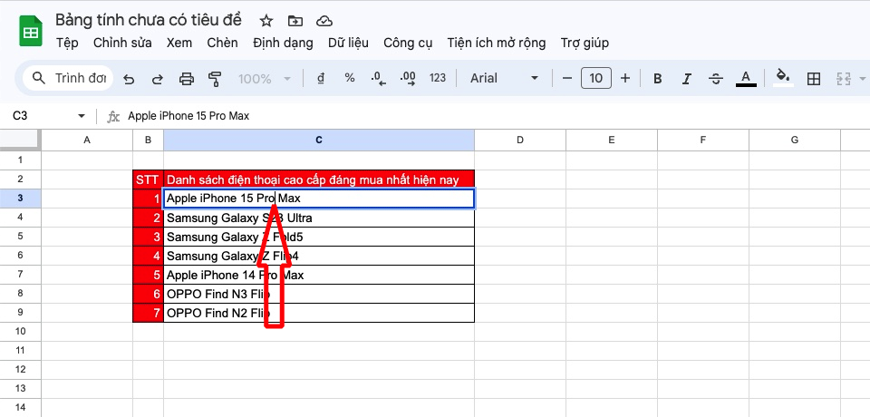 Cách xuống dòng trong Excel (ảnh 11)