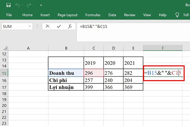 5 simple ways to merge cells in Excel to make your spreadsheet more beautiful and professional (Figure 14)