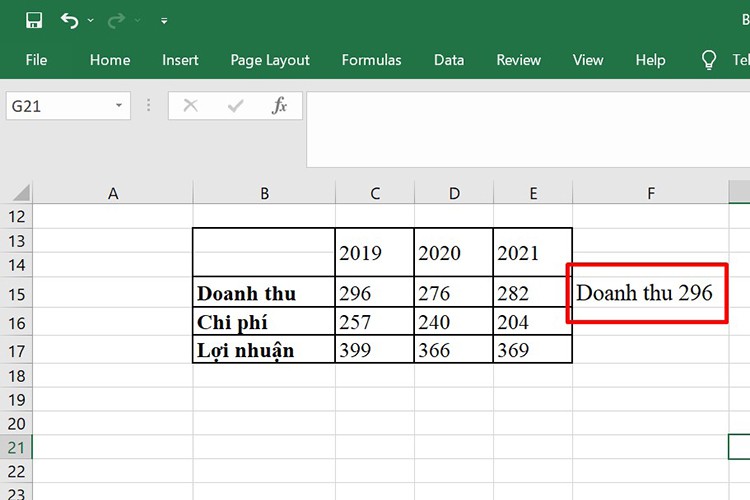 5 simple ways to merge cells in Excel to make your spreadsheet more beautiful and professional (Figure 15)