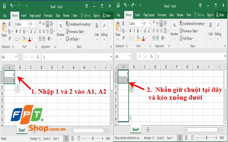 Cách đánh Stt Trong Excel