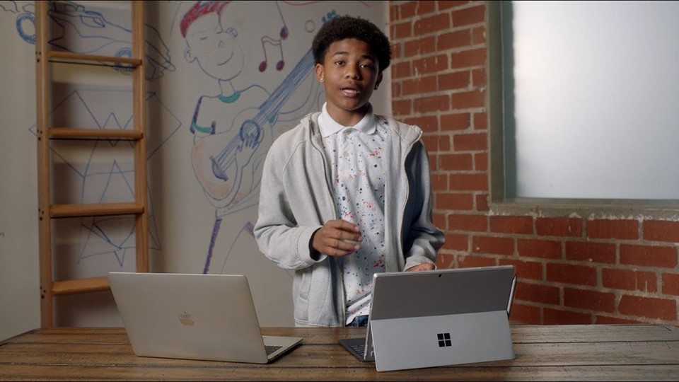 Quảng cáo Surface Pro 7