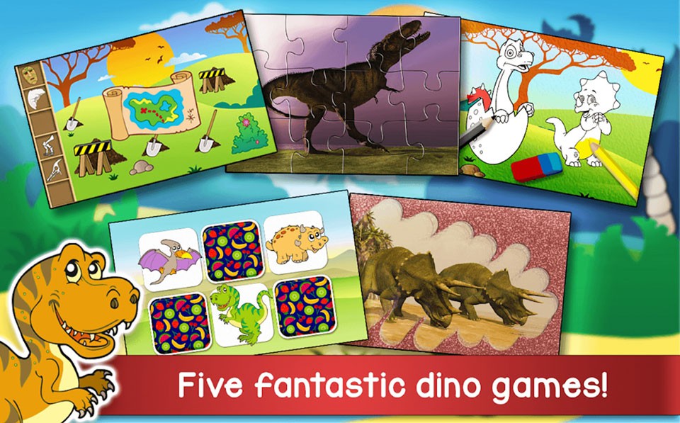 Trò chơi phiêu lưu Dino dành cho trẻ em