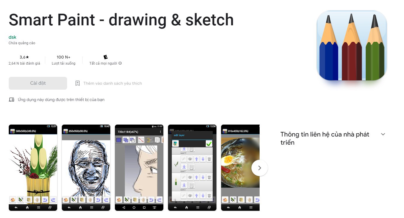 5 app vẽ sáng tạo dành cho Android 5
