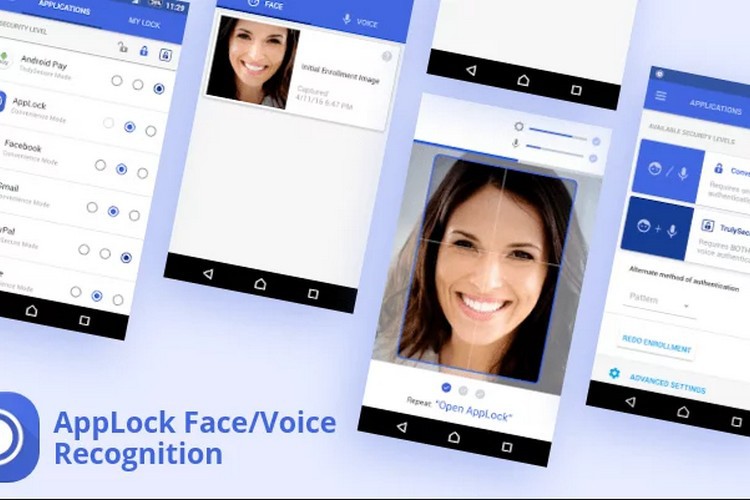 Ứng dụng nhận dạng khuôn mặt AppLock (Android)
