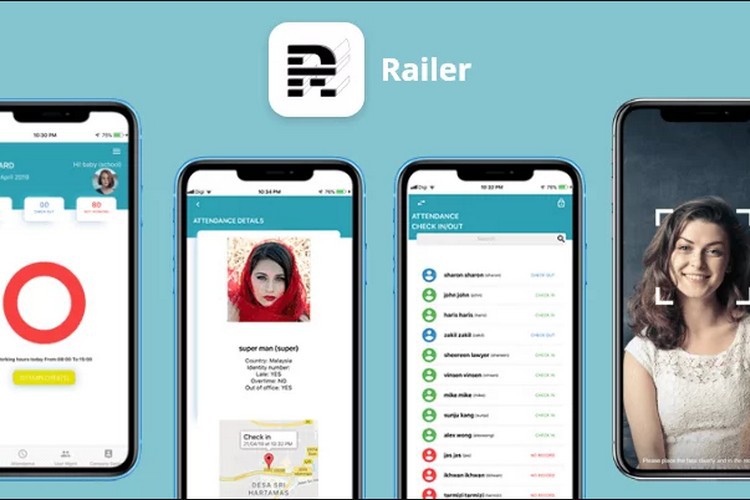 Ứng dụng nhận dạng khuôn mặt Railer (IOS, Android)